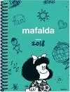 2018 AGENDA MAFALDA ANILLADA TAPA VERDE